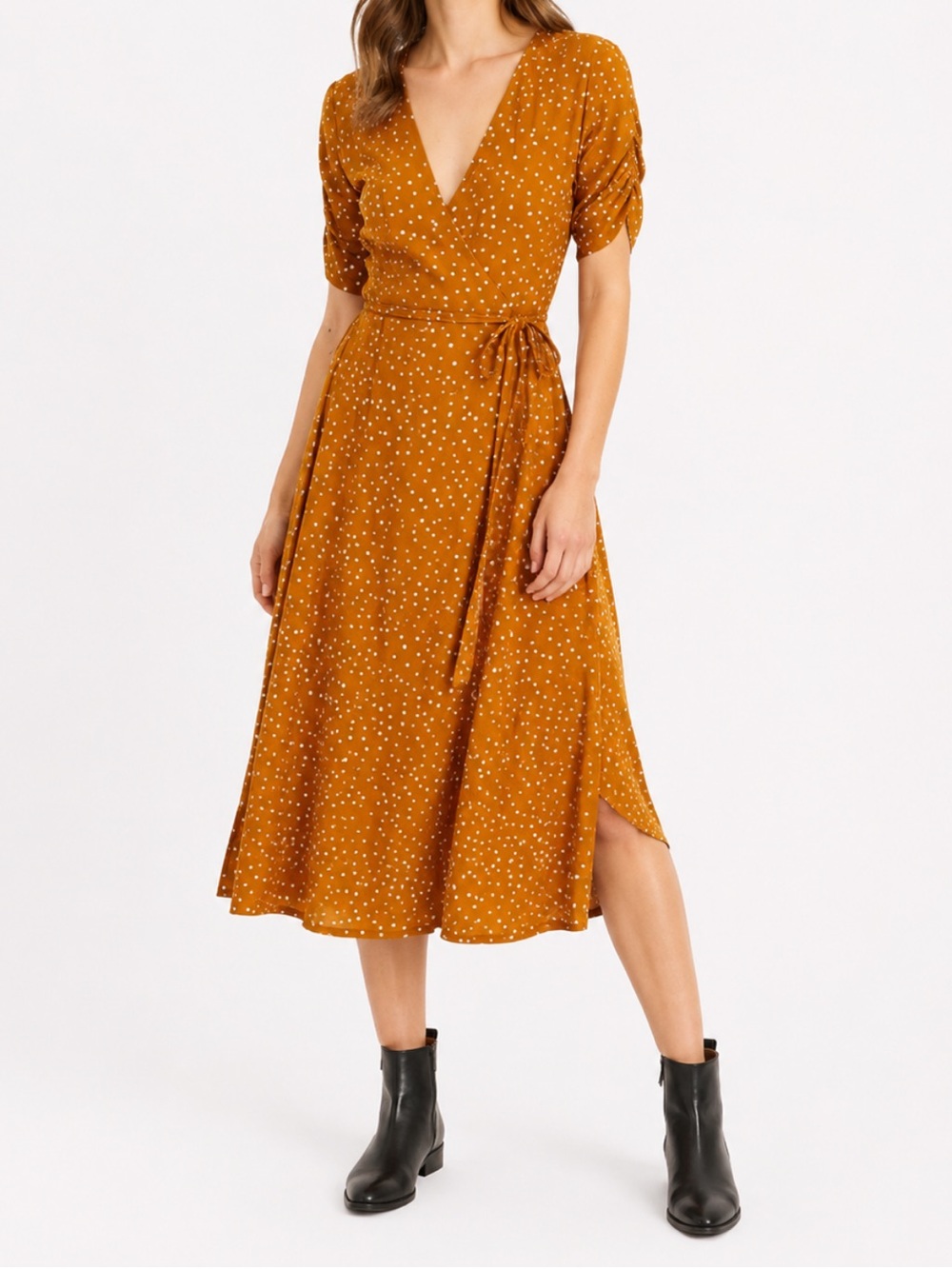 Faithfull The Brand Chiara Midi Dress - Size 2